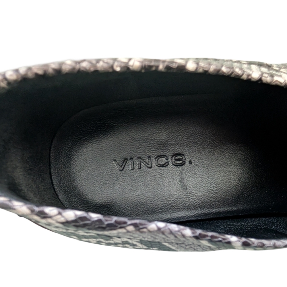 VINCE Zeta Snake Print Platform Loafers Size 9.5 - Like NEW! - Picture 6 of 10